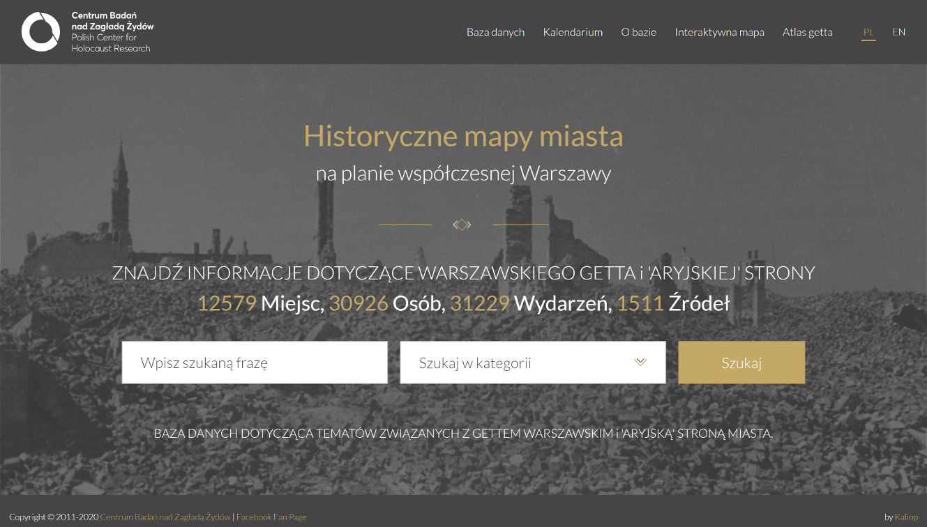 Internetowa baza danych getta warszawskiego